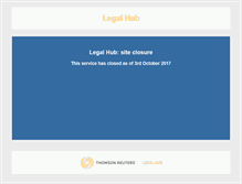 Tablet Screenshot of legalhub.co.uk